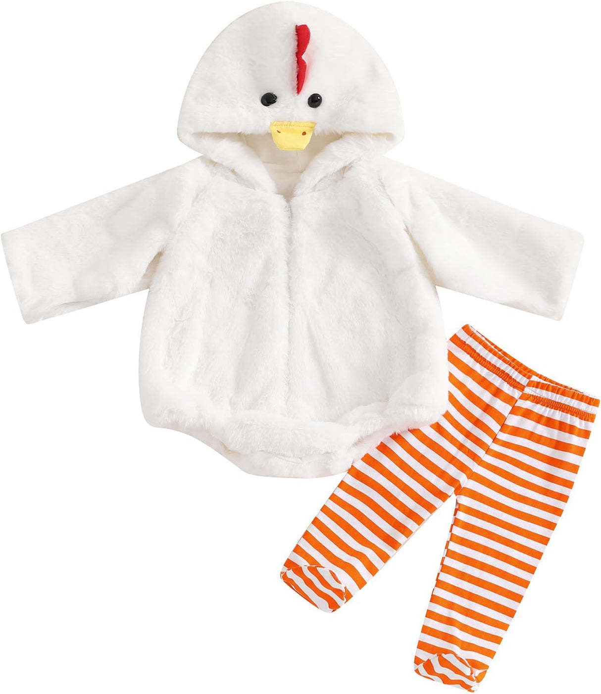 Disfraz de Halloween Twopumpkin para bebé, rompevientos y leggings