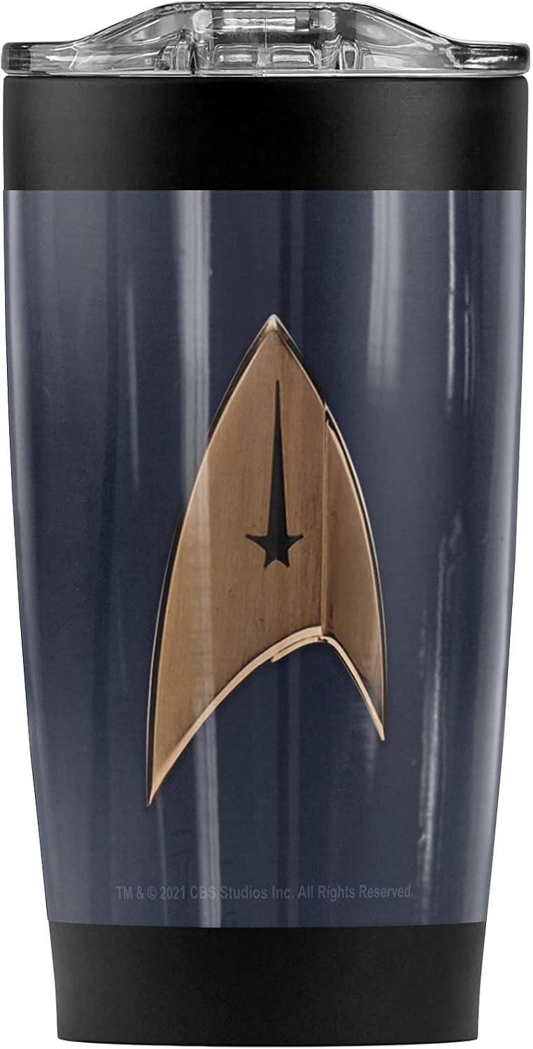 Taza de acero inoxidable LOGOVISION Star Trek 20 oz aislada