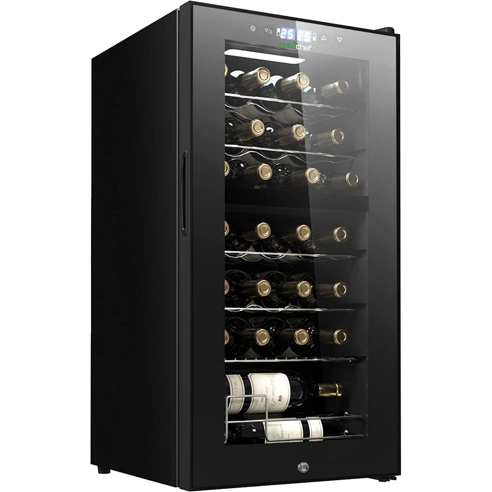 Refrigerador de vino de doble zona NUTRICHEF PKCWCDS285