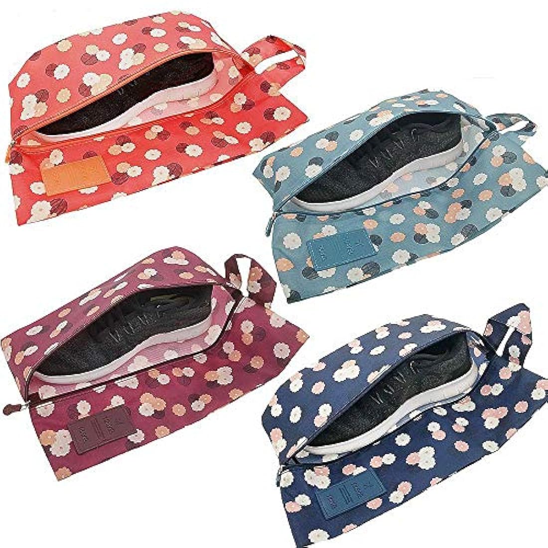 Bolsas para zapatos con cordón y ventana a prueba de sucio