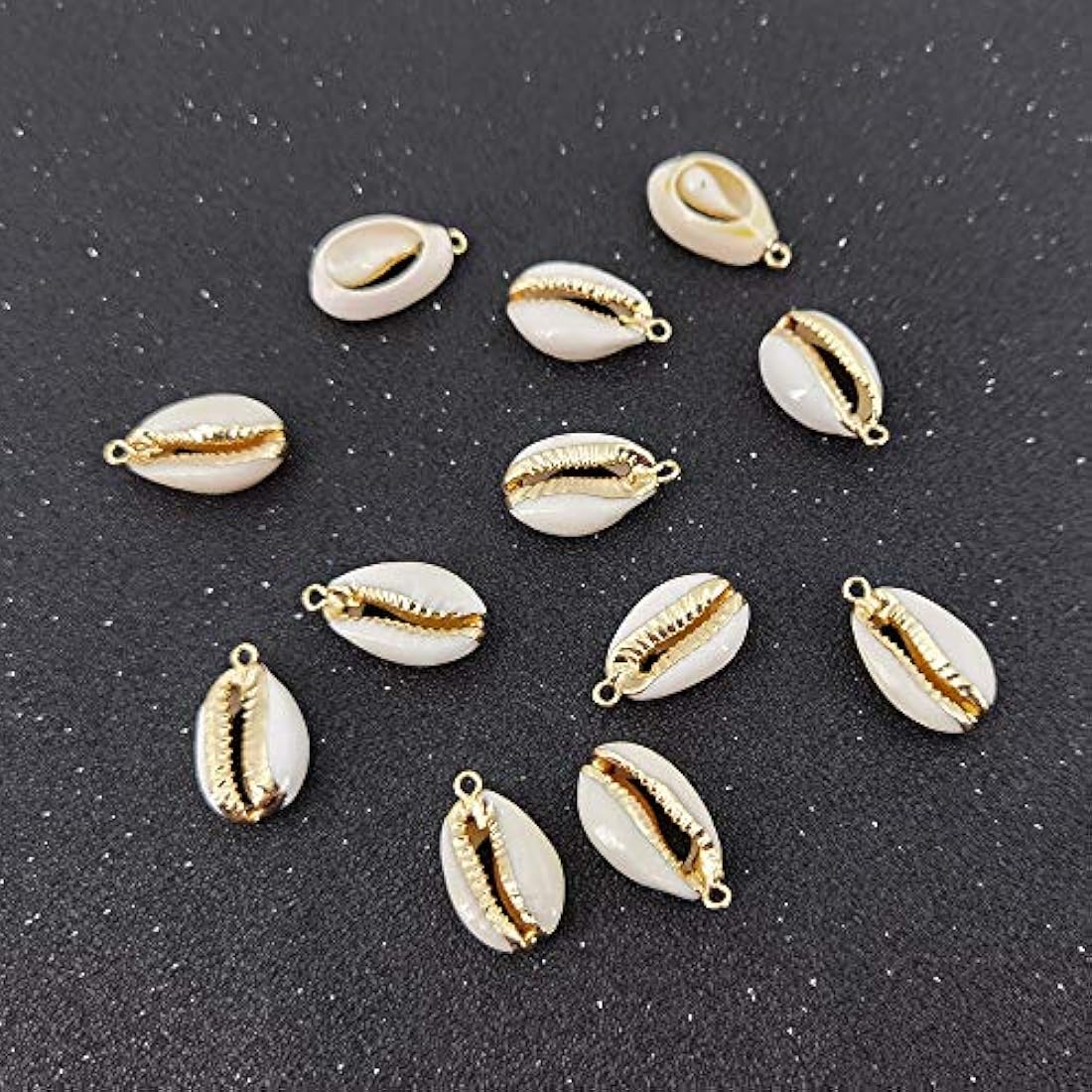 Dijes de concha natural para joyas