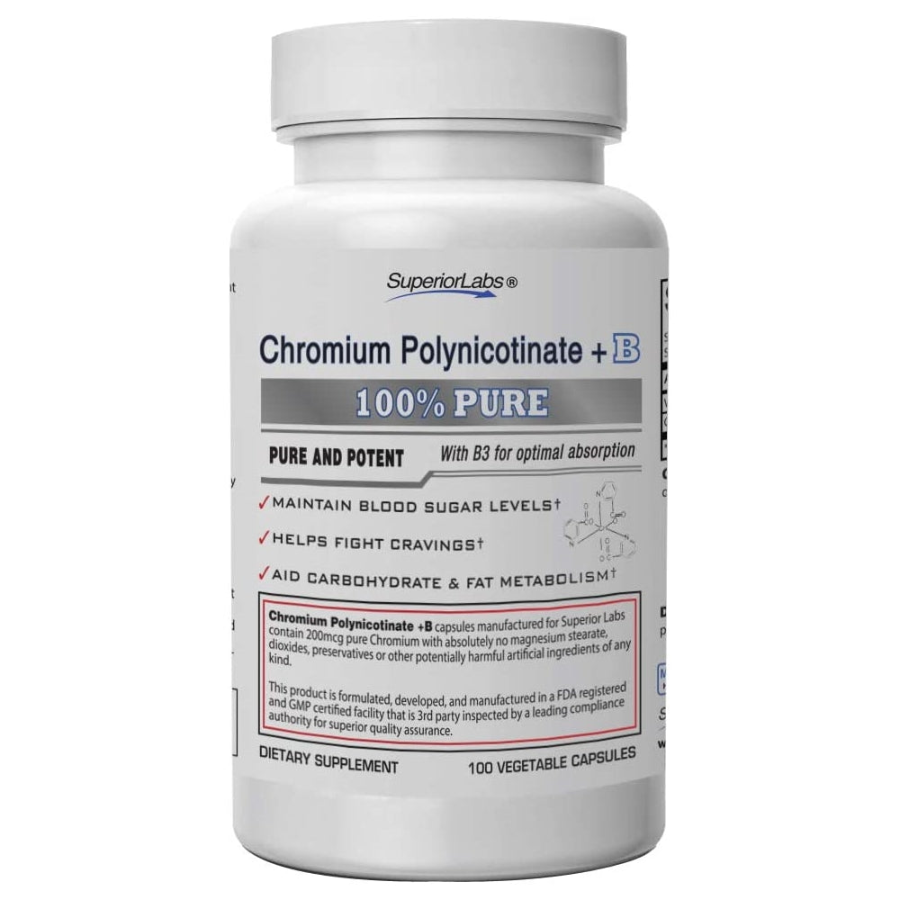 Suplementos Alimenticios de policotinato de cromo puro