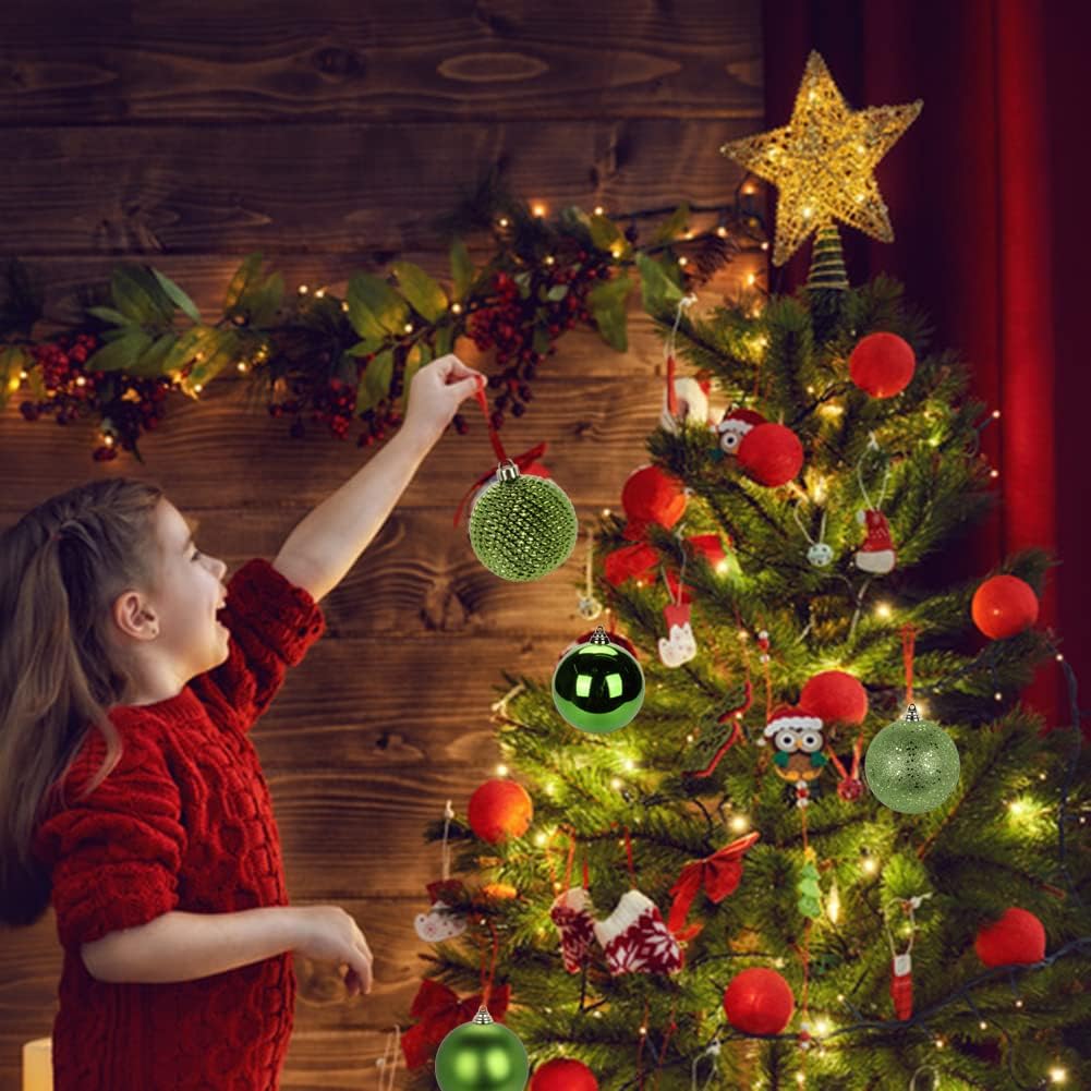 Bolas de Navidad 4.7 Decoraciones Shatterproof 4 Pcs