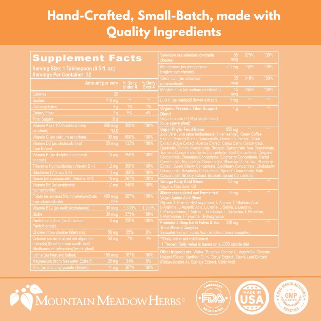 Suplemento Vita-Multi mixto de vitaminas y minerales de ojo