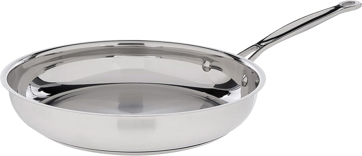 Sartén Abierto Cuisinart 10, Acero Inoxidable, Modelo 722-24