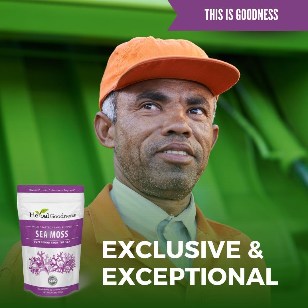 Gel de Musgo Marino Herbal Goodness 8oz - Digestión y Piel