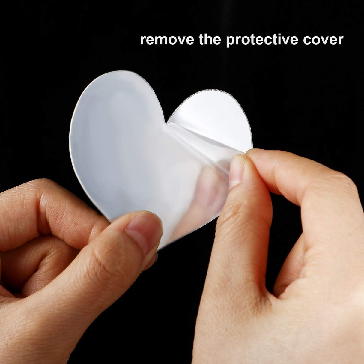 Vinilos decorativos Love Live Laugh, corazón espejo, DIY