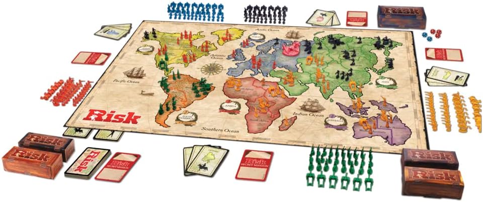 Juego de Estrategia Risk de Hasbro, con Token de Dragón