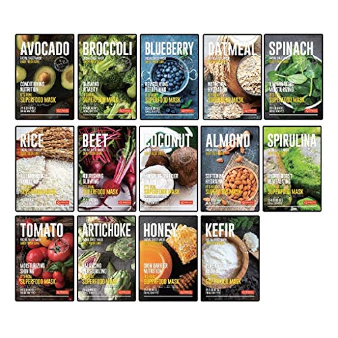 DERMAL Supercara Máscara Facial Anti-Arrugas