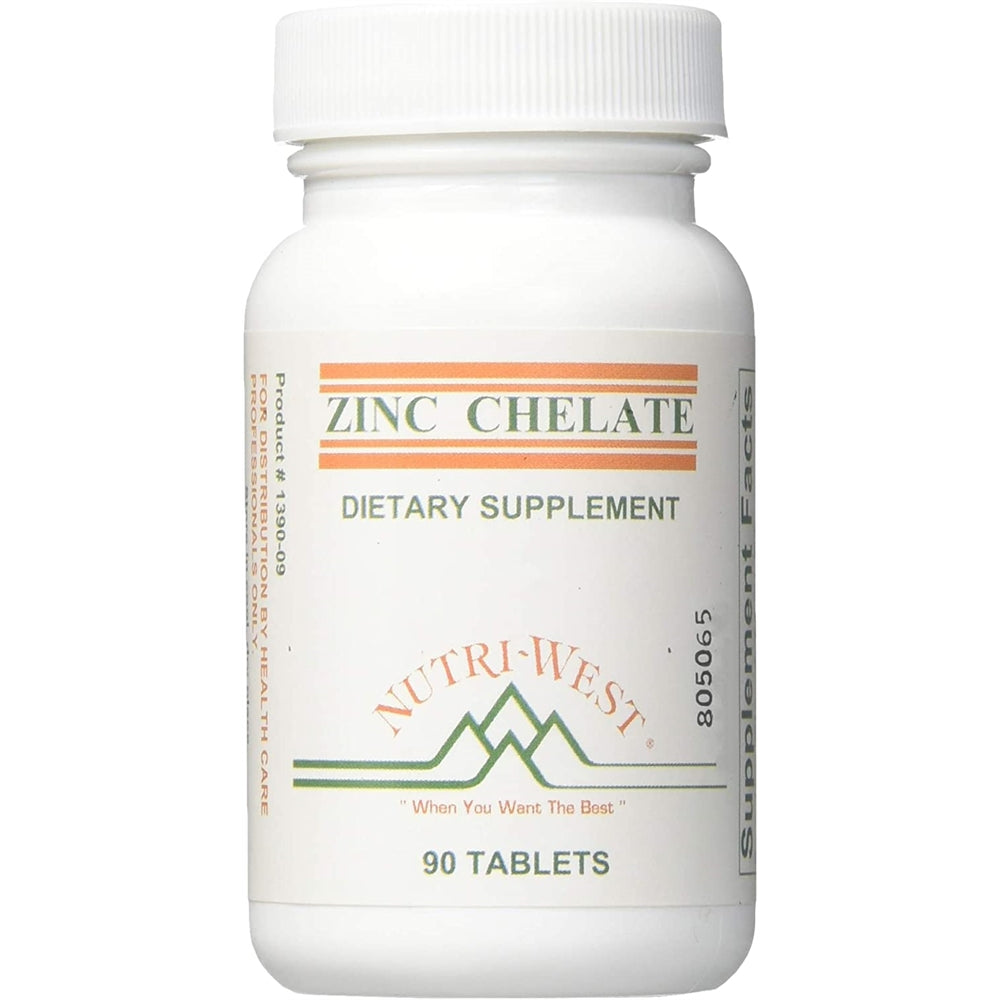 Suplemento zinc Chelate 16 90 tabletas