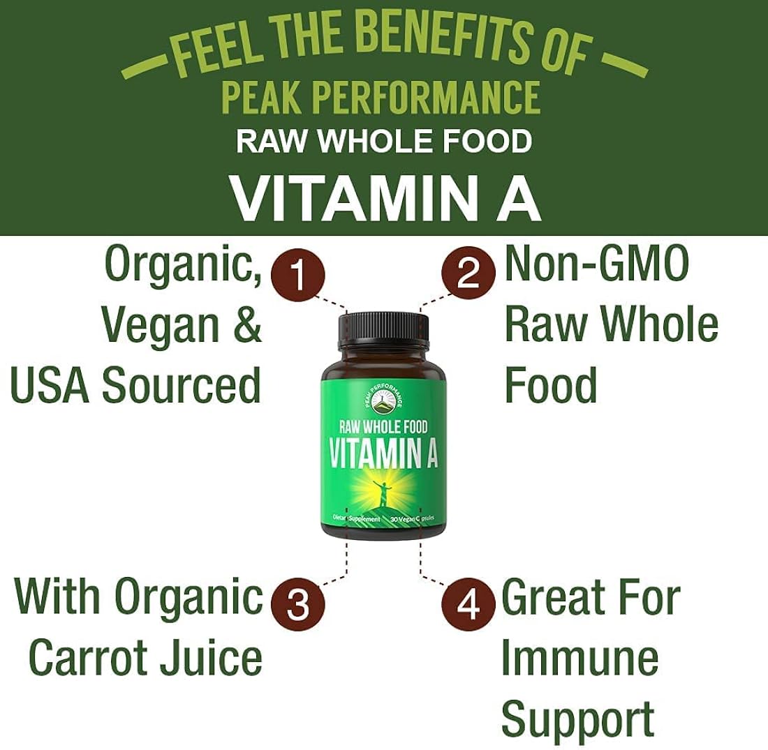 Suplementos Alimenticios de cápsulas de vitamina A