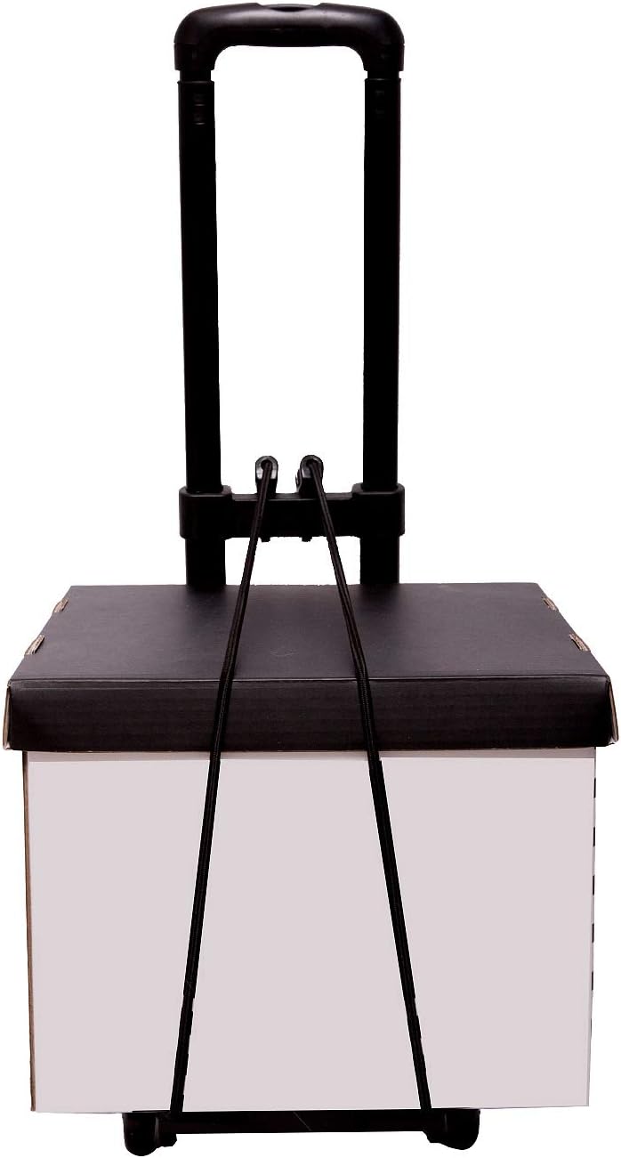 Carretilla Plegable KINJOEK 25kg, Ligera y Compacta, 55lbs