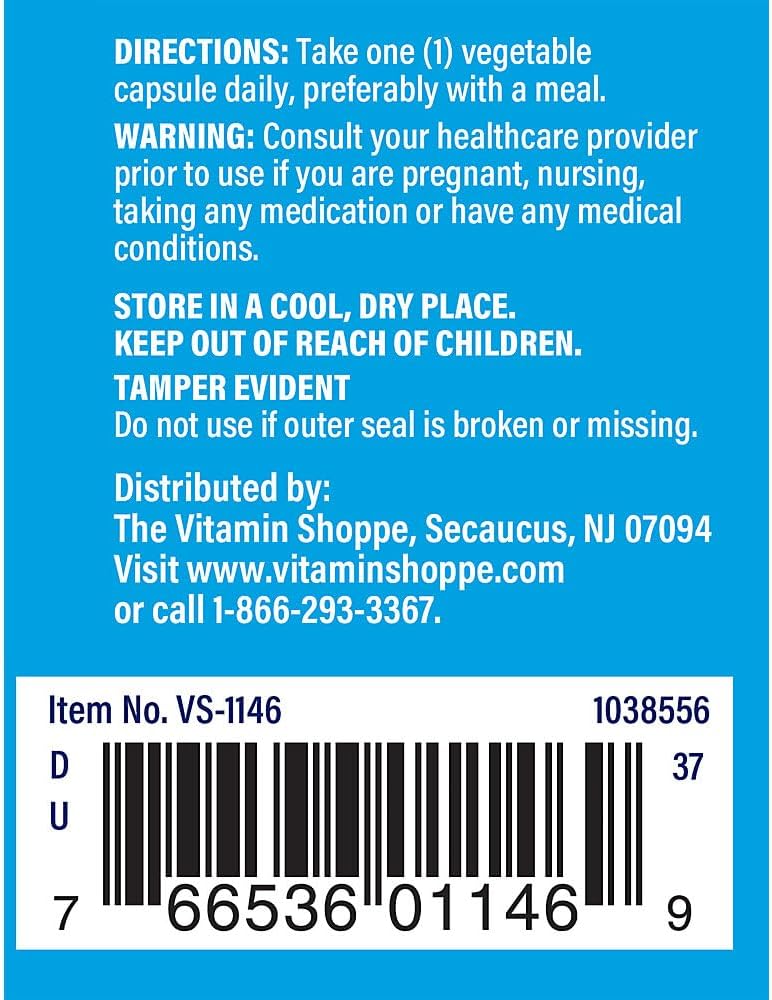 Suplemento de Vitamina B2 (Riboflavina) 100mg, The Vitamin Shoppe