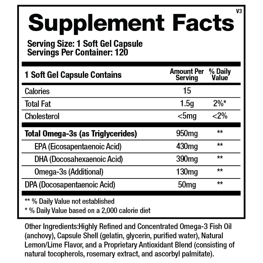 Suplementos Alimenticios Omega 3 de aceite de pescado