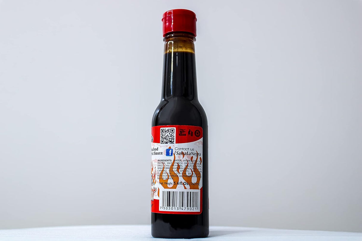 Salsa Marisquera La Negra Hot | Pack de 2 | 5.4 Oz Cada Uno