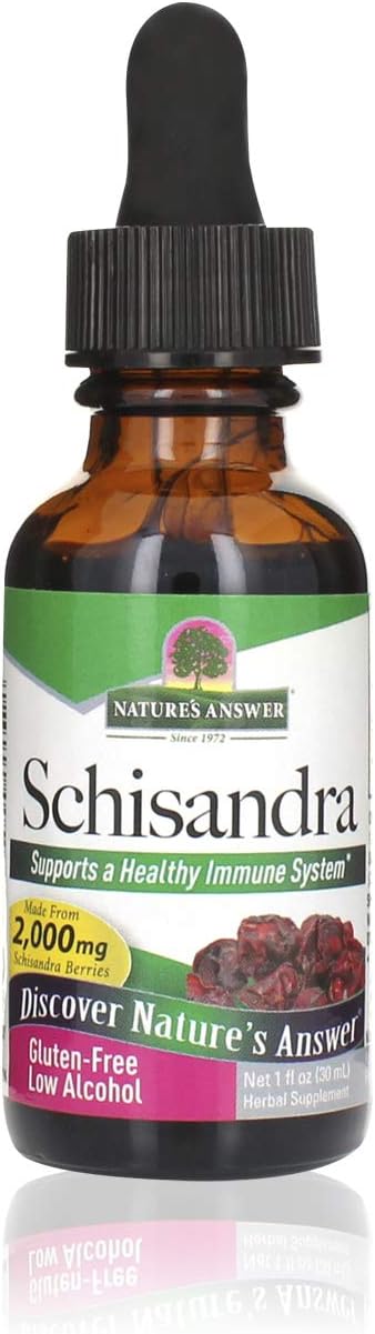 Natures Answer Schisandra Extracto de bayas con alcohol