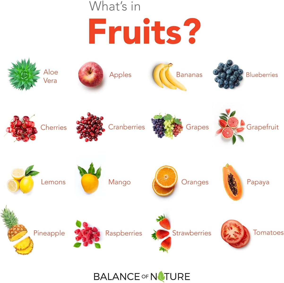 Suplementos Alimenticios Suplementos de frutas y verduras