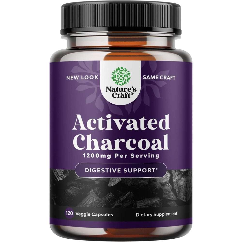 Suplementos Alimenticios Cápsulas de carbón activado