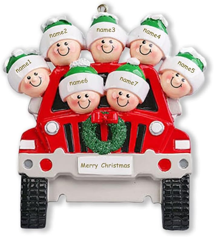 Adornos Navideños Personalizados Jewelstruck para Familias 2024