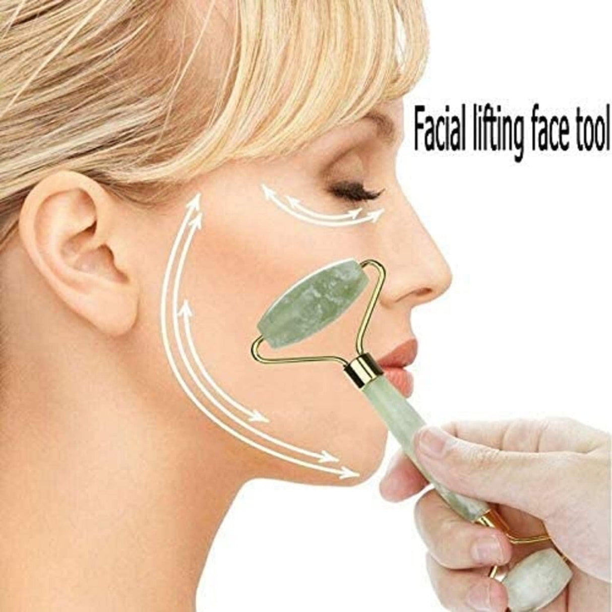 Juego de rodillos de jade Gua Sha fuvooi