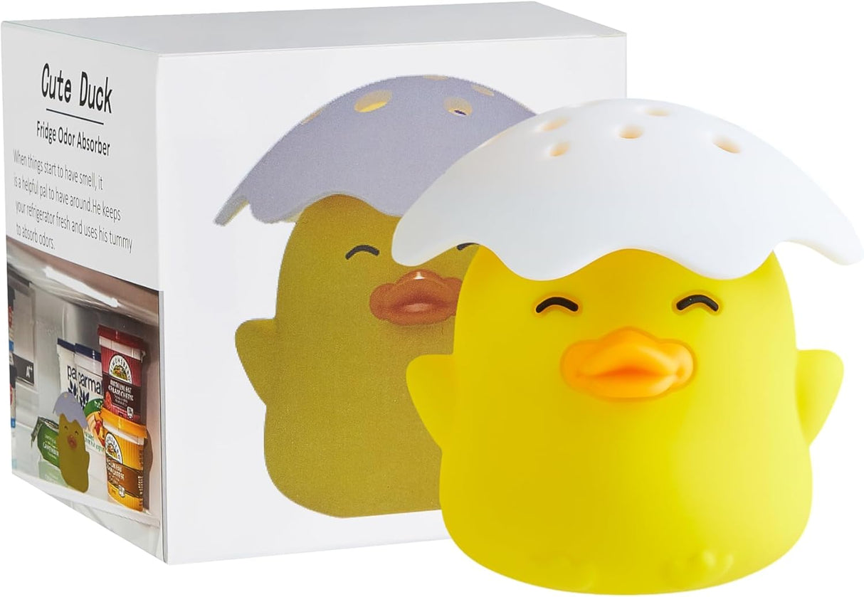 Soporte desodorante de refrigerador, absorbe olores, modelo pato