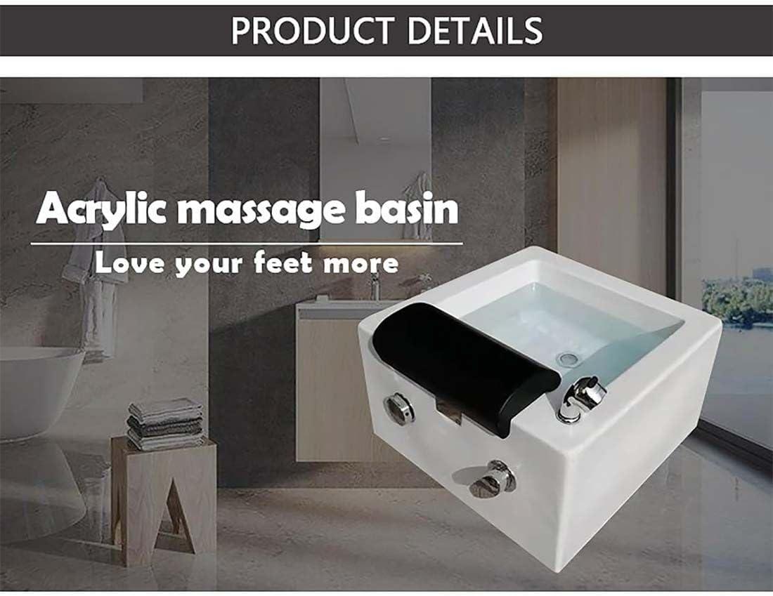 Foot Spa Bath Portable Pedicure Bathtub - Pedicure Bowl for Salon Wash Massage