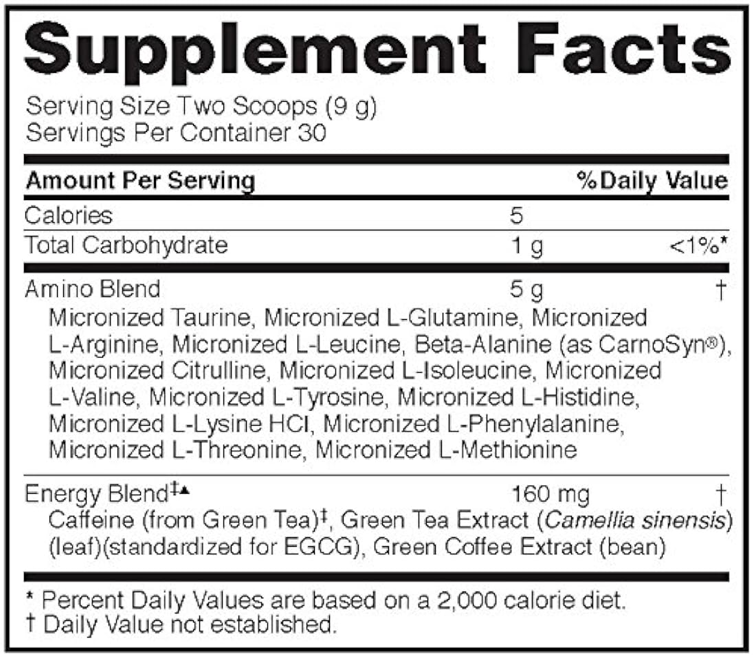 NUTRICIÓN ÓPTIMA ENERGÍA AMINO ESENCIAL, sandía,30 porciones