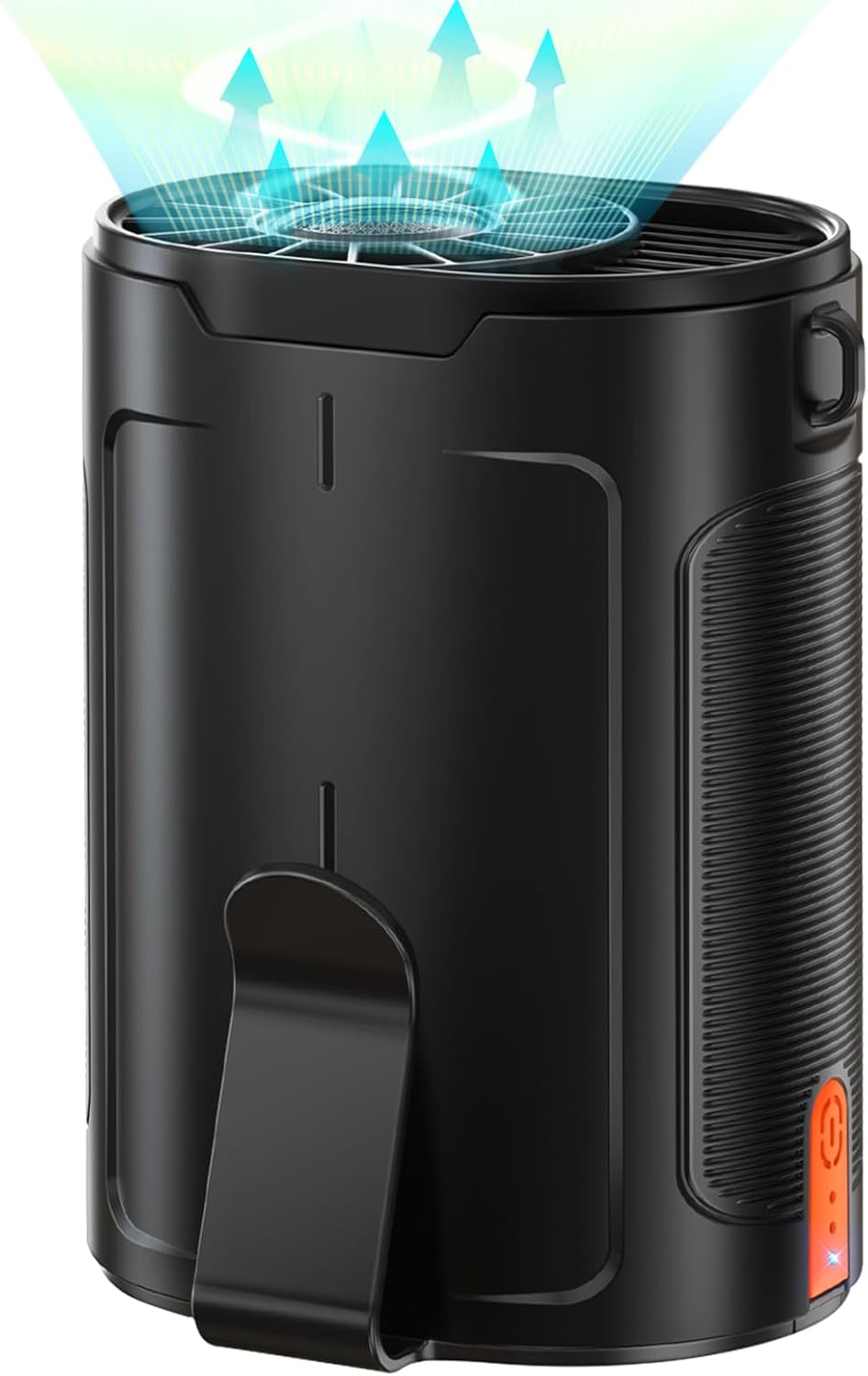 Ventilador portátil AI 2025, recargable, 4 velocidades, 6600RPM