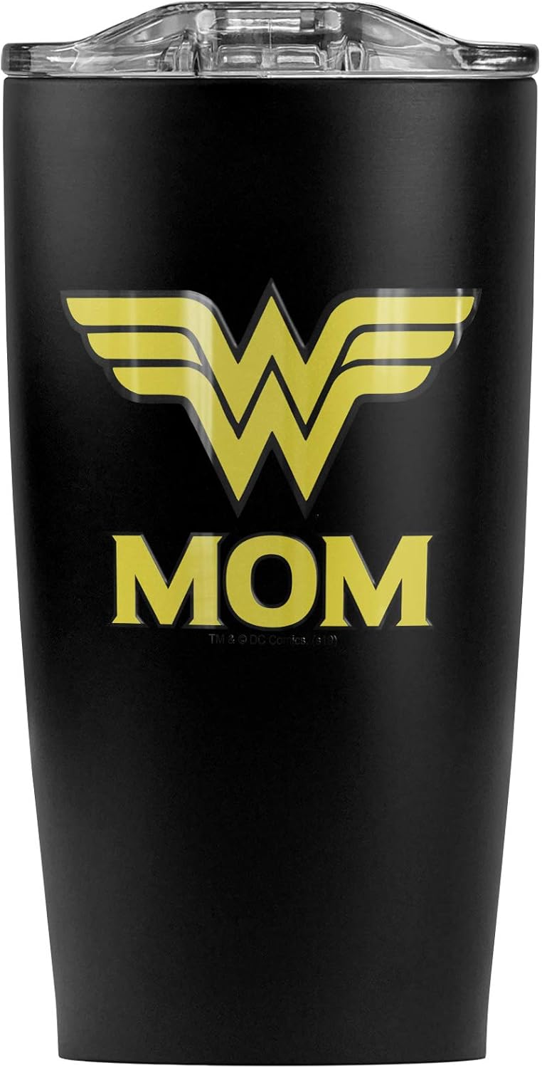 Taza de acero inoxidable Wonder Woman, 20 oz, aislada y a prueba de fugas