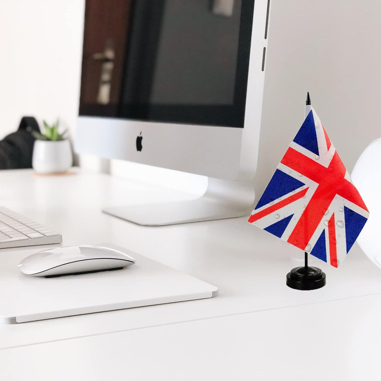 Bandera de mesa del Reino Unido, decoración de oficina, 8x5