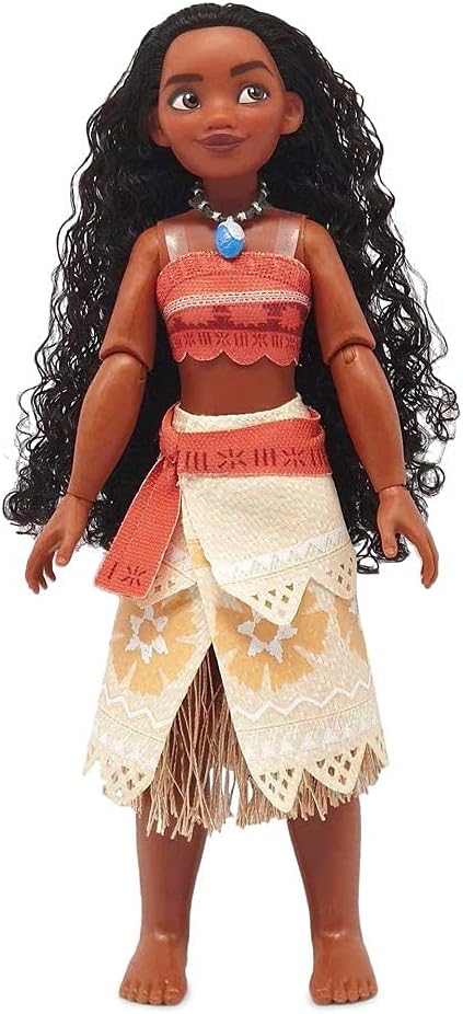 Muñeca Clásica Moana, Disney Store, 11 Pulgadas, Posable, con Cepillo