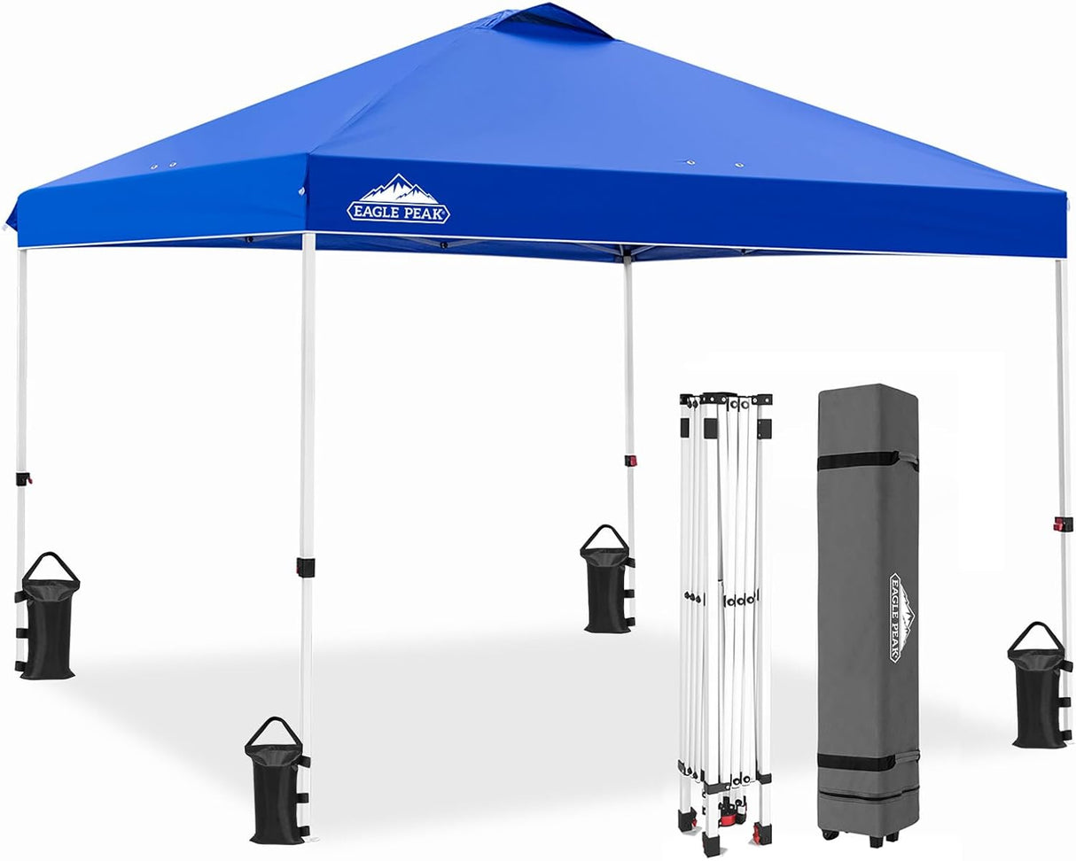 Tienda EAGLE PEAK 10x10 Carpa Plegable con Accesorios Azul