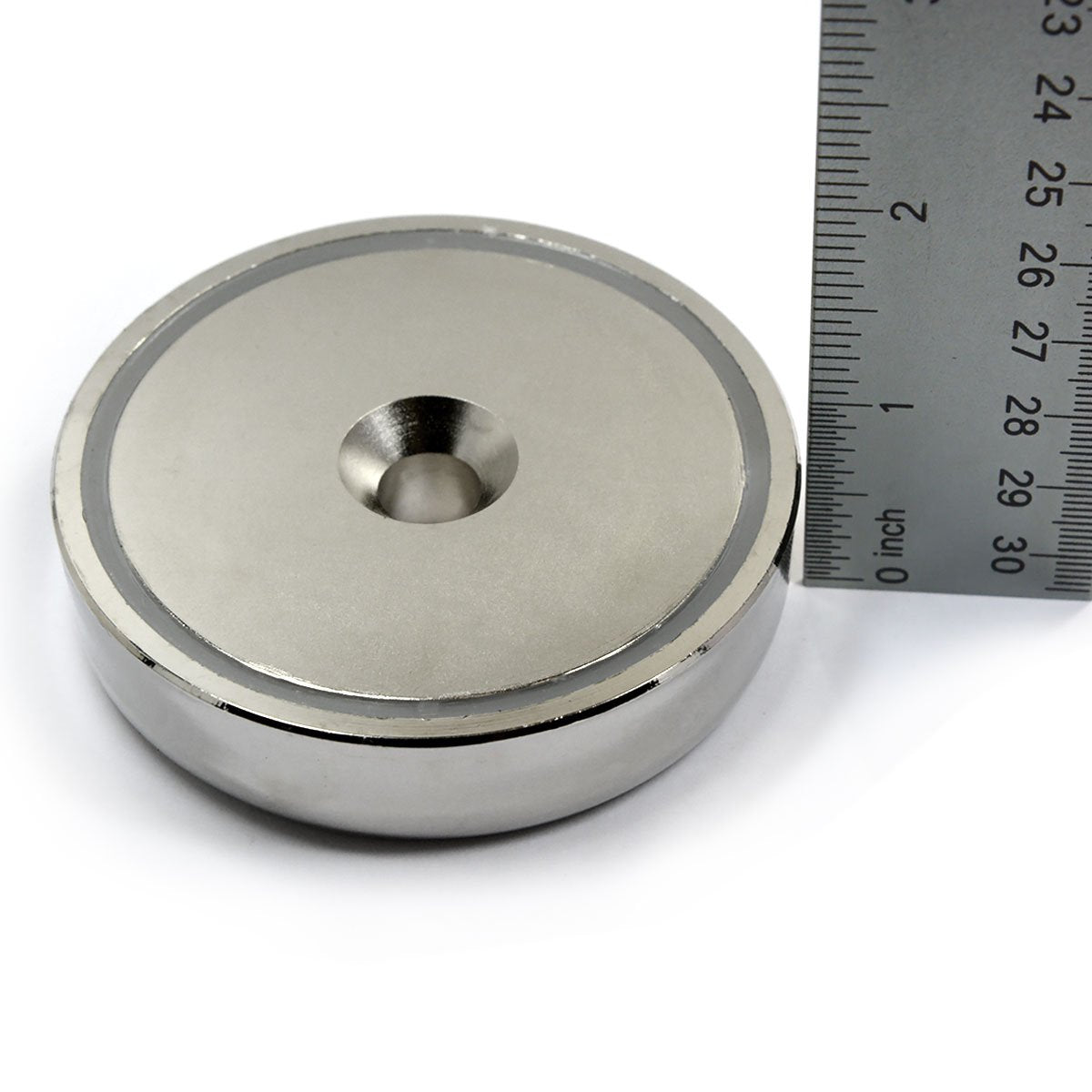 Imán de copa de neodimio Fuerza de tracción de 405 lb