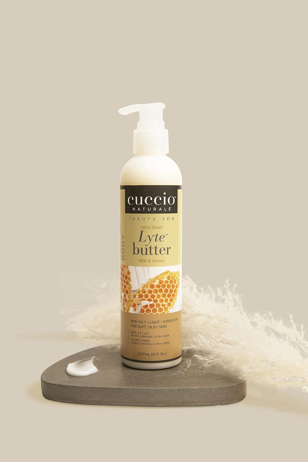 Manteca Corporal Ultra-Ligera - Hidratación Profunda - Leche y Miel