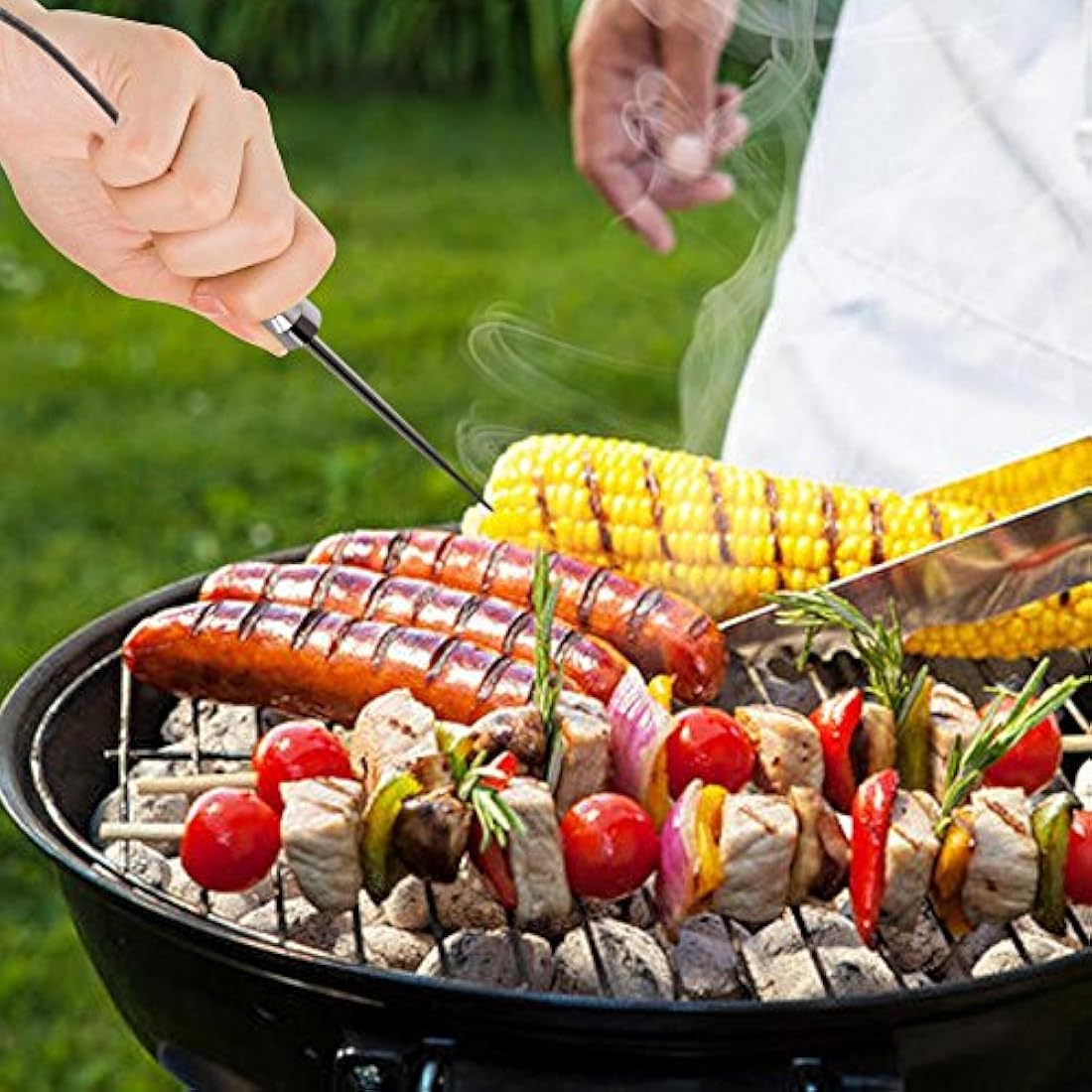 Termómetro para barbacoa 2 pzas NUTRICHEF PRTPWIRBBQ80PG