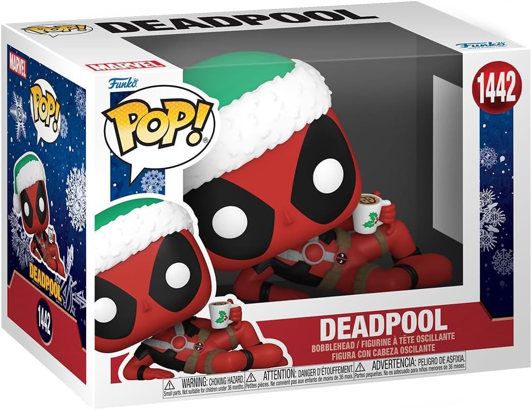 Muñeco Funko Pop! Marvel: Holiday - Deadpool Festivo