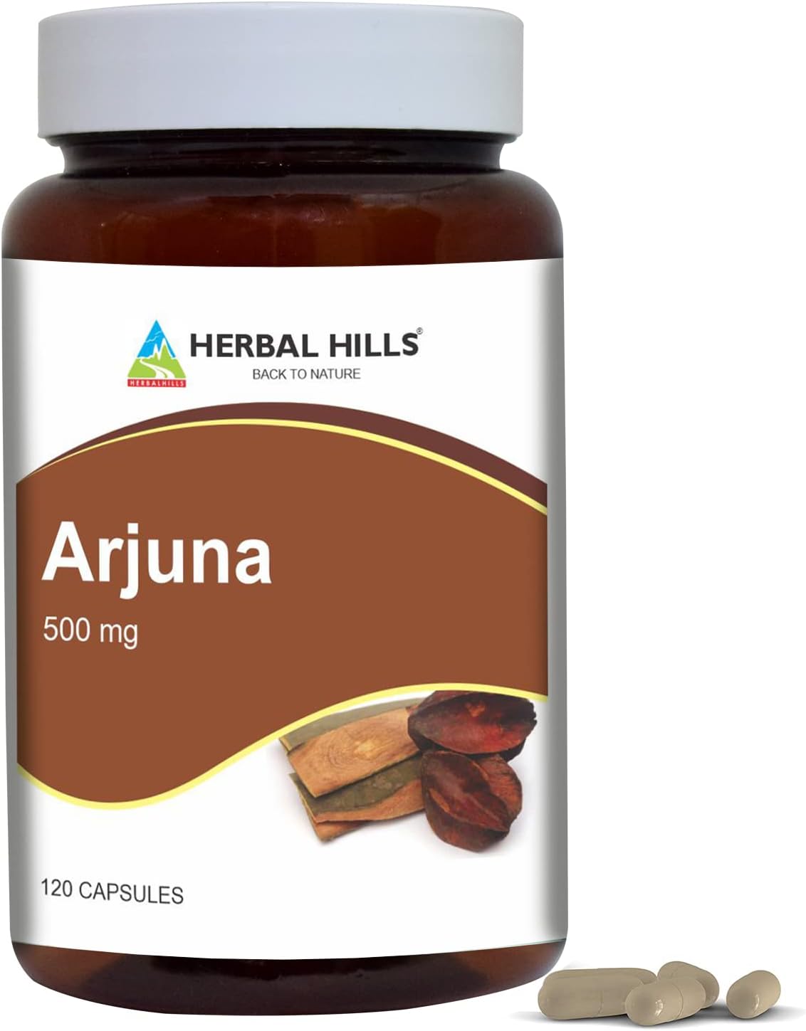 Suplemento Cápsulas de Arjuna Terminalia Arjuna 120 unidades