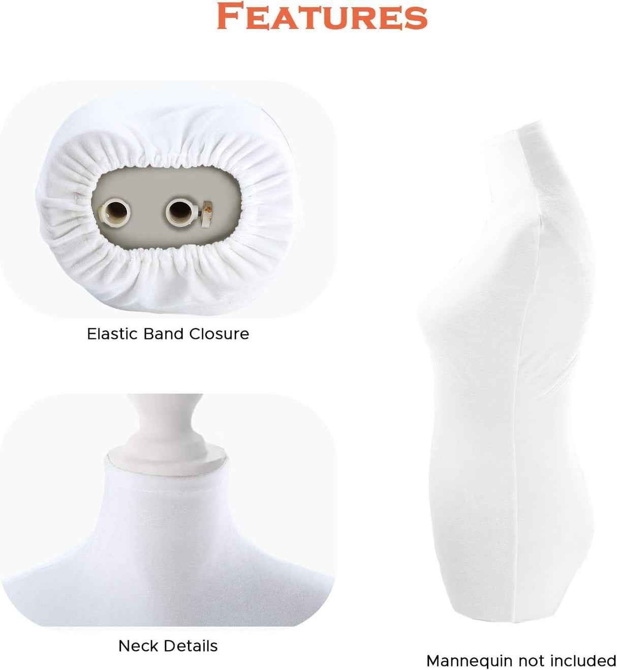 Funda de Maniquí NAVAdeal, 100% hecha a mano, suave y elástica