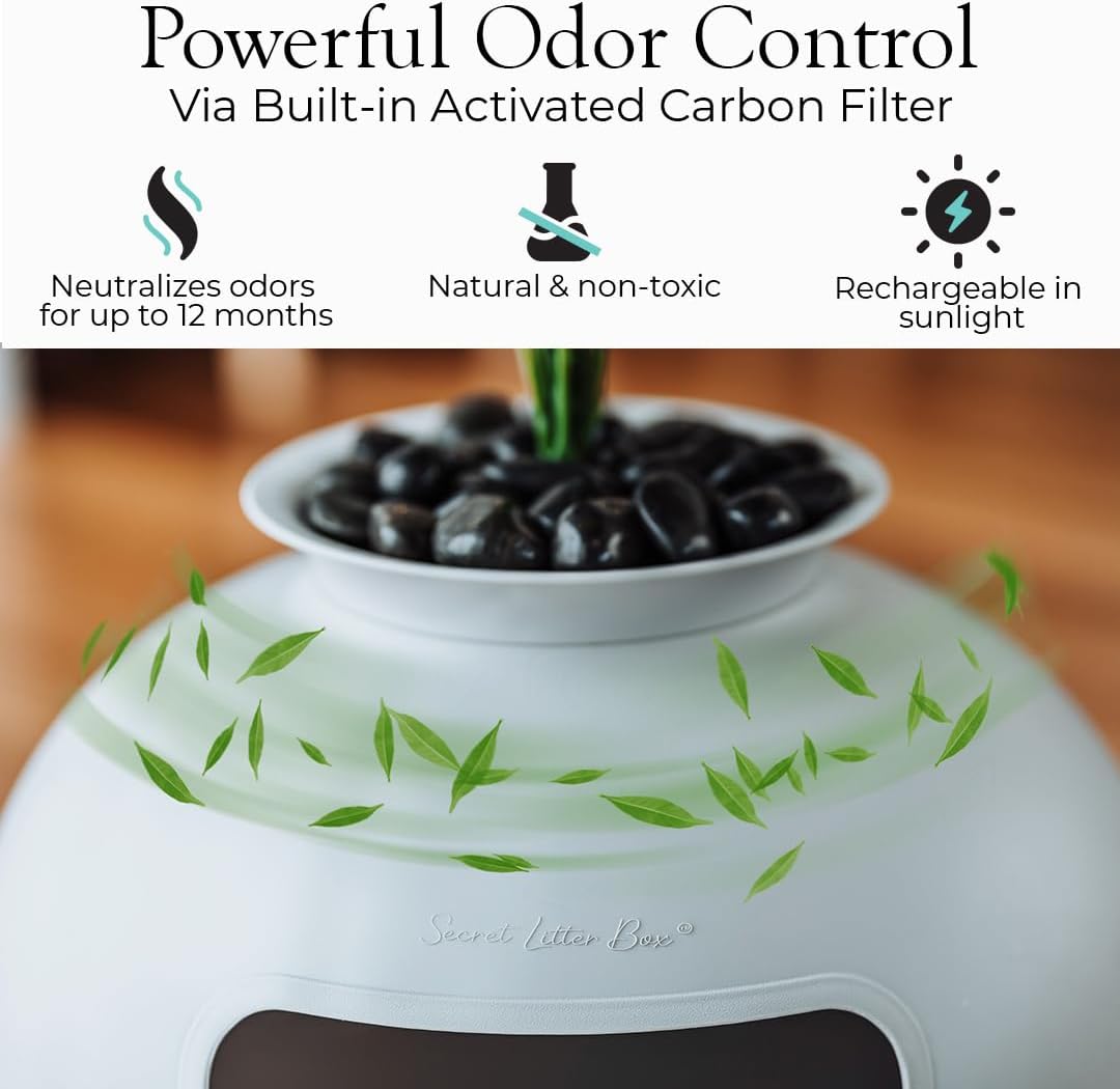 Caja de Arena Secreta - Diseño Patentado con Control de Olores