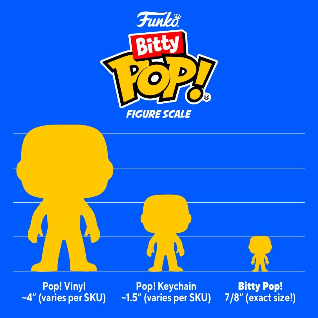 Funko Bitty Pop! TMNT 4-Pack: Leonardo, Michelangelo, April, Chase