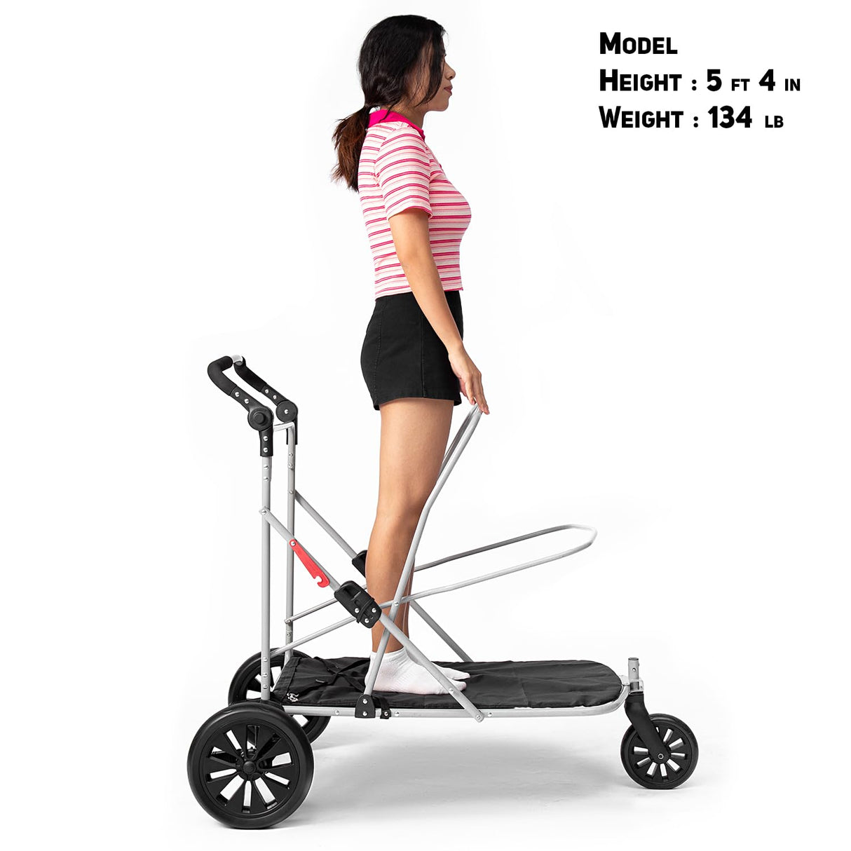 Carrito para Perros Grandes, Plegable, Soporta hasta 100 LBS