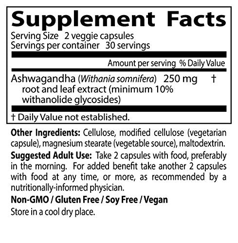 Doctor's Best Ashwagandha con Sensoril, sin OGM, sin gluten
