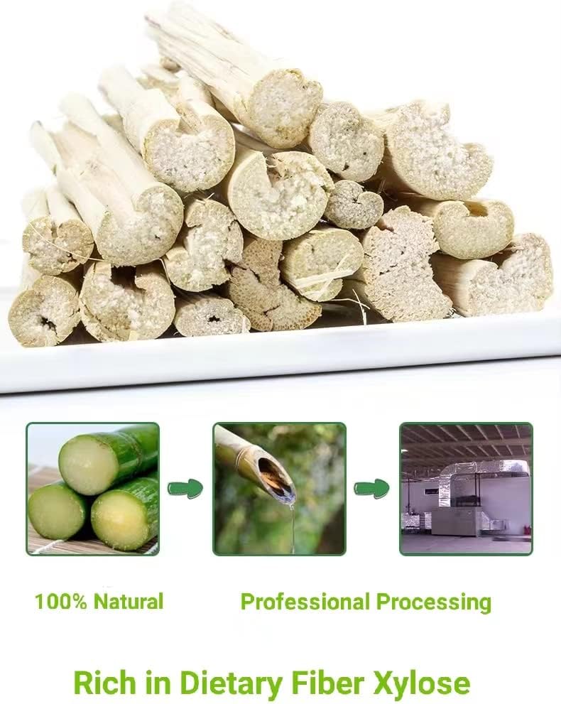 Snacks de Bambú 300g para Conejos y Roedores - Molar Treats