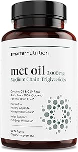 Cápsulas de MCT de Coco Smarter Nutrition - Keto, 90 cápsulas