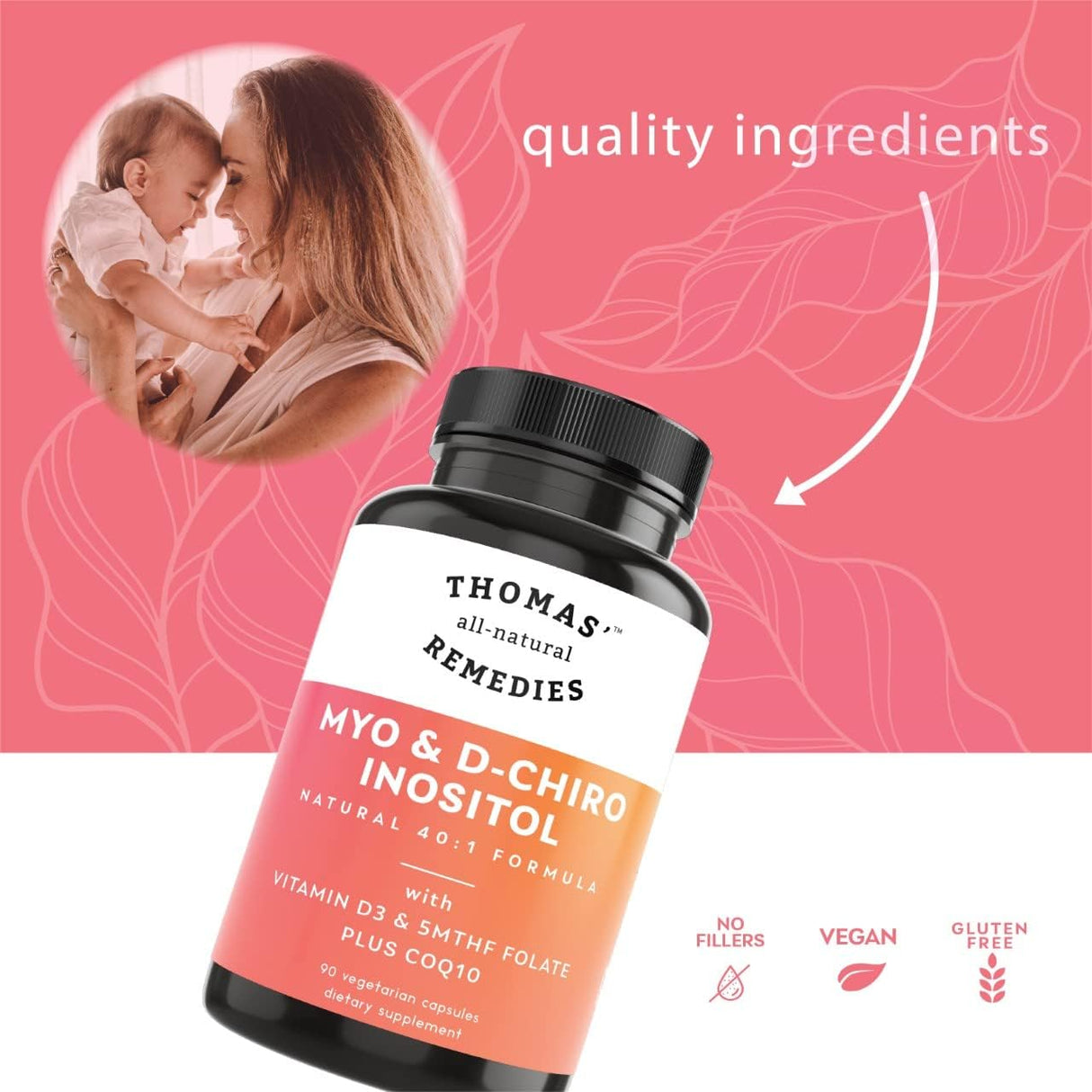 Suplemento de inositol de mezcla de inositol D-Chiro