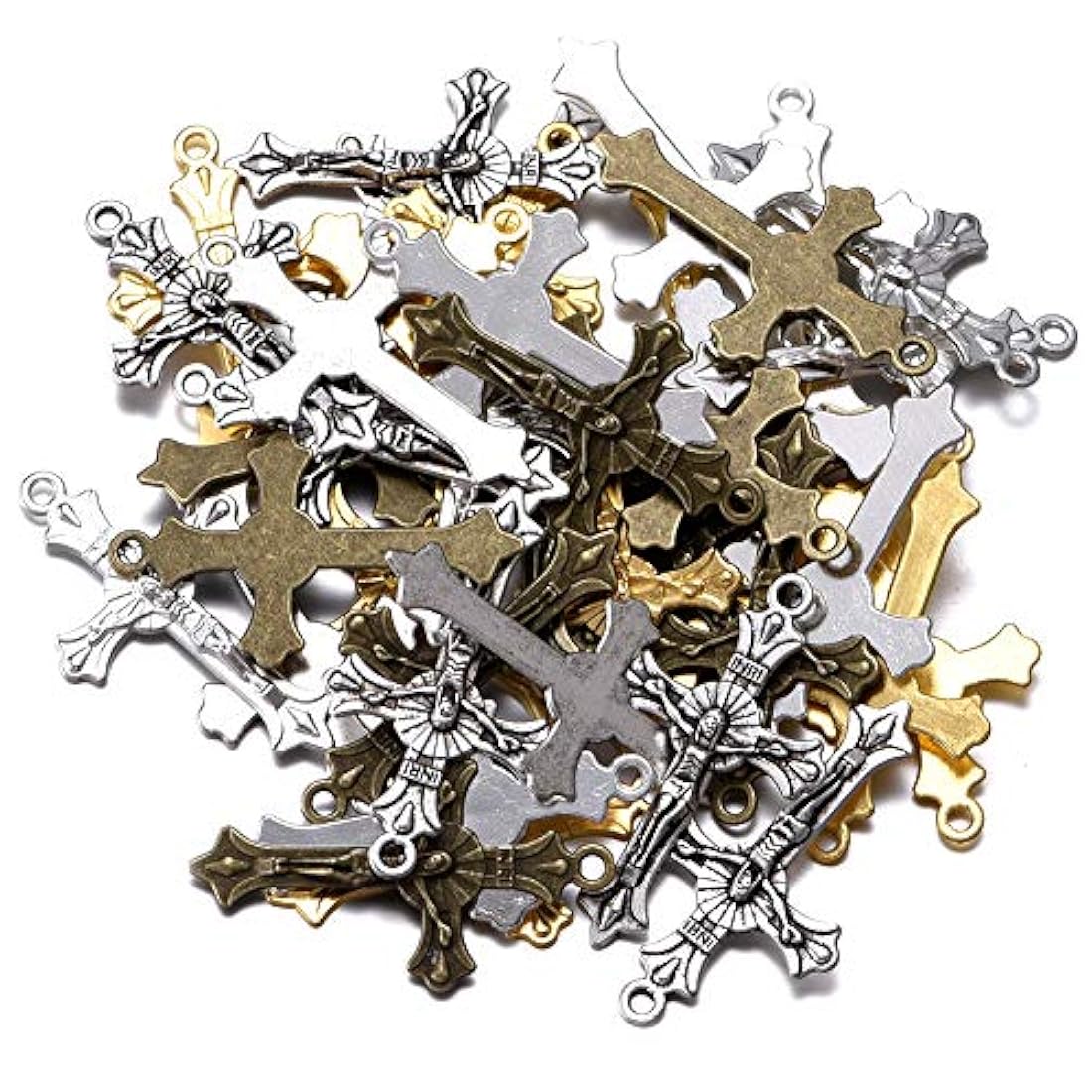 Dijes y Medallas 40 sets/80pcs