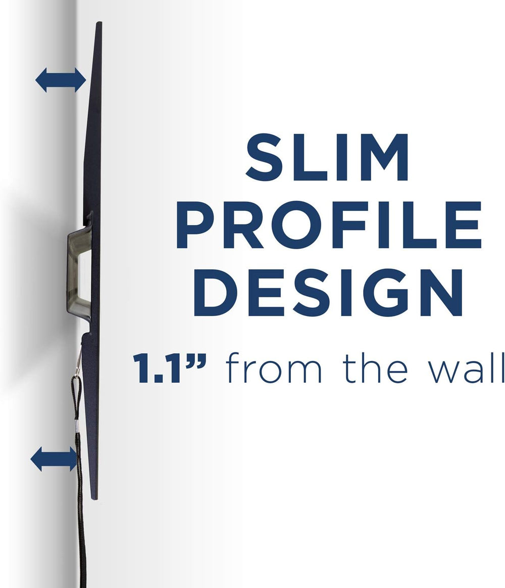 Soporte de pared fijo para TV de 37-70 pulgadas, perfil 1.1