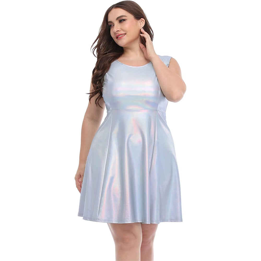 Disfraces sin mangas de patinador espacial talla 1X