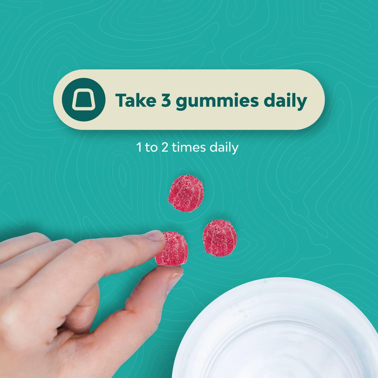 Suplemento Gomitas de magnesio extra fuertes para adultos