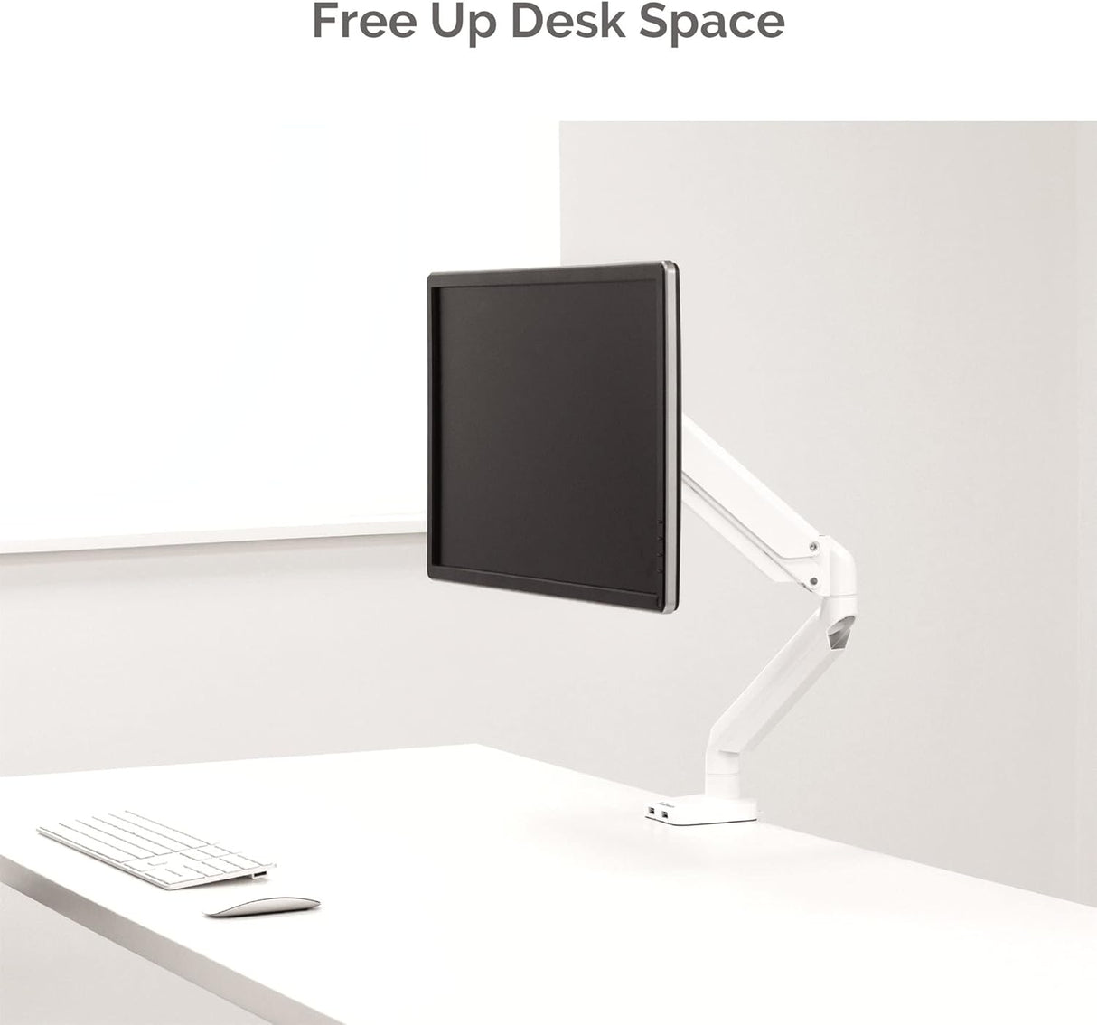 Brazo Monitor Fellowes Platino, 32, Rotación 360°, USB